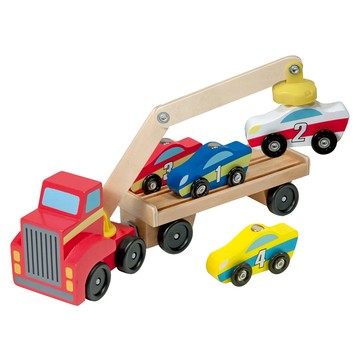 Melissa&Doug 瑪莉莎 交通 磁力吊車  1組