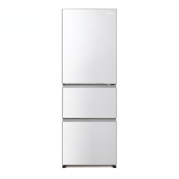 Panasonic國際牌385公升一級能效三門變頻冰箱左開(晶鑽白)NR-C384HVL-W1