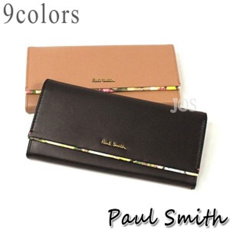 ポールスミス 財布 メンズ レディース Paul Smith フラワーポイント かぶせ長財布 全９色 通販 Lineポイント最大1 0 Get Lineショッピング