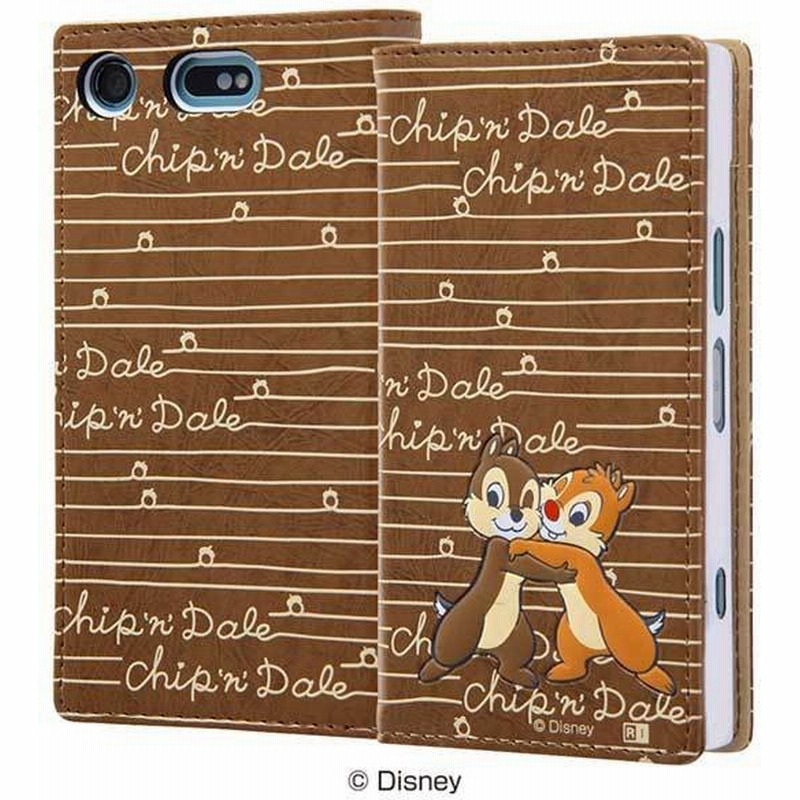 Xperia Xz1 Compact 手帳型ケース ディズニー チップ デール カバー キャラ カードポケット ストラップホール 可愛い おしゃれ イングレム Rt Rdxz1ct Cd 通販 Lineポイント最大0 5 Get Lineショッピング