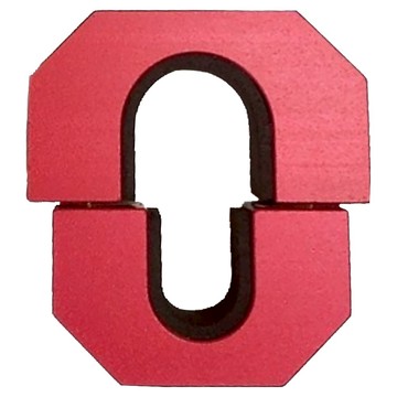 LS DESIGN 磁吸海綿竿扣 強力磁鐵 蝦竿固定 槍箱 適用多數竿子  紅色  1.5cm