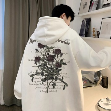 【當天出貨】連帽衛衣男 秋冬新款美式復古 oversize 衛衣男衣服 680g純棉學院風上衣男 帽t 大學t 長袖男