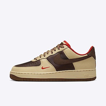 Nike Air Force 1 07 [HQ3447-222] 男 休閒鞋 運動 經典 AF1 低筒 燈芯絨 英式棕
