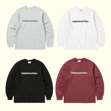Thisisneverthat T-Logo L/S Tee 黑/灰/白/玫瑰 長袖T TN250TTSLT01
