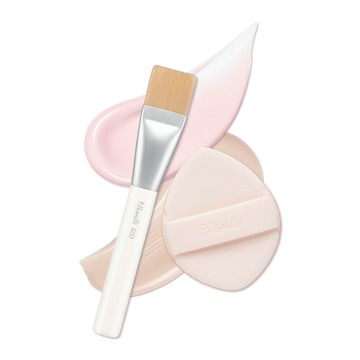 Fillimilli Sleek Fit Brush 830 & Puff Duo (+Pouch)