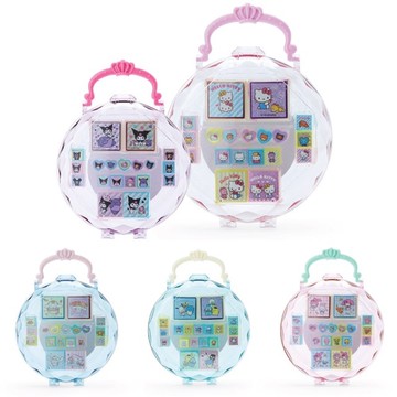 小禮堂 三麗鷗 印章組附造型手提盒 L Kitty 美樂蒂 大耳狗 酷洛米