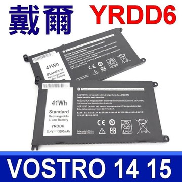DELL 戴爾 YRDD6 電池 Inspiron 14-5493 14-5482 14-5485 14-5486 14-5482 14-5485 14-5480 14-3481 14-3493 14-5480 Latitude 14-3400 14-3480 14-3490 L3480 14-3500 L3490 L3500 P116G001 P89G P89G001 P89G002 P89G003 P93G P93G001 P111G P111G001 P116G  P78F P78F001