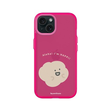iPhone 15 Clear 粉漾桃 - Square Studio 方坊 - 樂樂登場