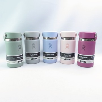 Hydro Flask 寬口真空保溫鋼瓶 12OZ 不鏽鋼 HFW12CTS- 送水瓶刷【iSport愛運動】