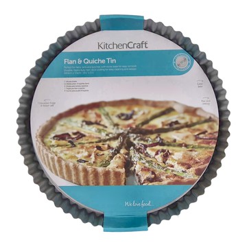 KitchenCraft 花邊活動式派盤 耐熱度達220度C  10吋  1個