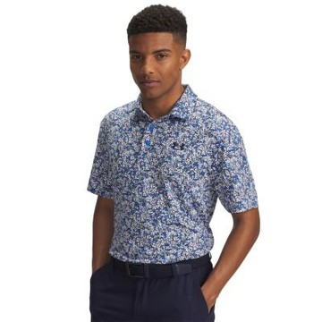 【UNDER ARMOUR】UA 男 Playoff 3.0 印花短袖POLO_1378677-402