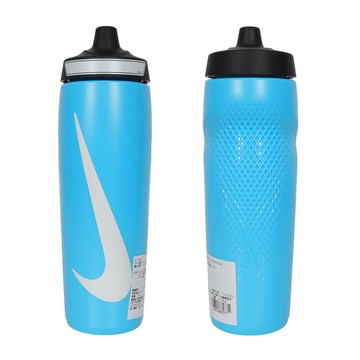 NIKE REFUEL 瓶蓋擠壓水壺 24 OZ(慢跑 登山 單車「N100766642224」≡排汗專家≡