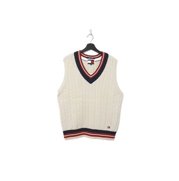 Back to Green-復古毛料背心 tommy 學院風 v-19/sweater vest