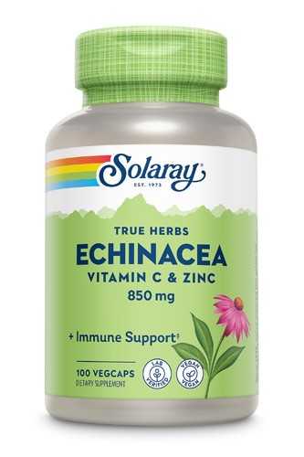 Solaray Echinacea with Vitamin C and Zinc 100 VegCaps