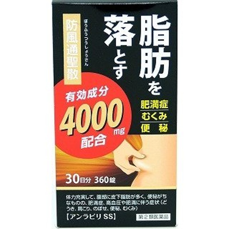 3個セット/小型宅配便】【第2類医薬品】阪本漢方 防風通聖散アンラビリ