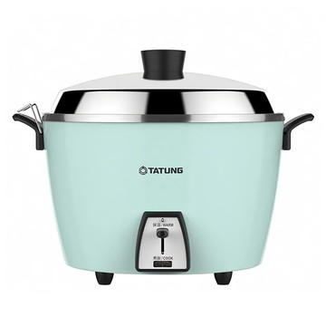 TATUNG 大同 電鍋 220V異電壓10人份 不鏽鋼內鍋 多功能用途  TAC-10L-DV2TG  湖水藍  1個