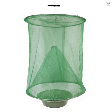 綠色 摺疊式懸掛捕蠅籠 環保捕蠅器（不帶誘餌盆）