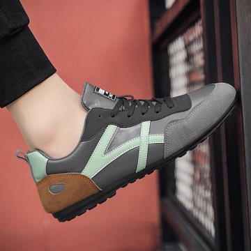 豆豆鞋男款秋冬透氣板鞋休閑運動男士皮鞋韓版潮流男鞋子2025新款