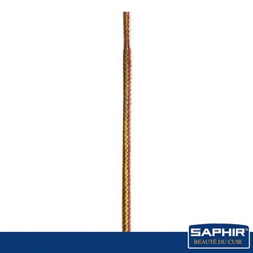 【SAPHIR莎菲爾】圓形2.5mm雙色蛇紋休閒款鞋帶-120公分(6-7對孔)Thin black