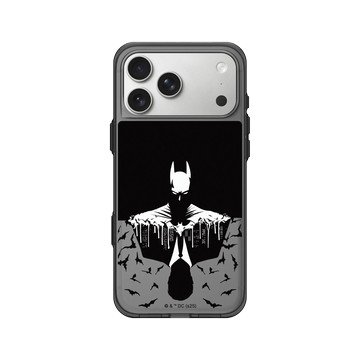 iPhone 17 Pro Max Clear (相機按鈕) 酷墨灰 - Batman 蝙蝠俠 - 布魯斯/蝙蝠俠