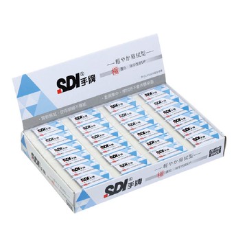 【SDI 手牌】輕感 易拭型 筆擦 44 x 17.5 x 10.5mm 橡皮擦 48入/盒 PE-10W