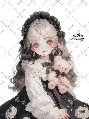 original sticker no.1094 人物貼紙 原創貼紙 人物貼紙 女孩貼紙 原創人物貼紙