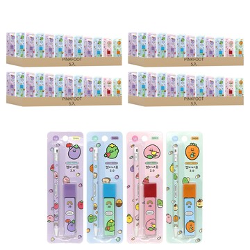 PINKFOOT 蔬果圖案自動鉛筆 + 2B筆芯 Set  2mm  20入