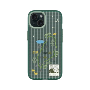iPhone 15 Clear 憂墨綠 - Nature Explorers 自然探索指南 - 探索指南（白天的阿爾卑斯山）