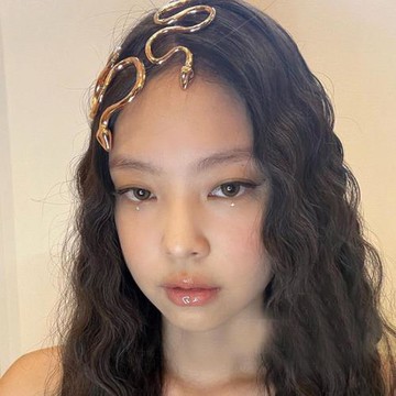 jennie金智妮同款飾品蛇形發飾網紅凹造型項鏈多用款手鐲個性朋克