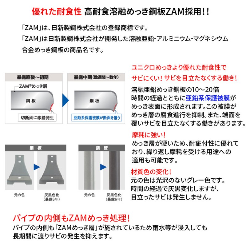 プロボックス N#P バン.ワゴン ルーフキャリア ZM-333PB 高耐食溶融