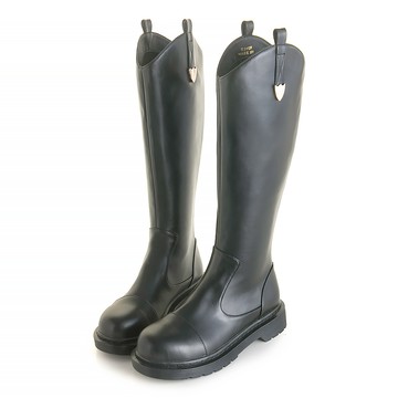 (35.38最後一雙)(原價2280)魔術V筒修飾長靴 黑 WB21-3BK