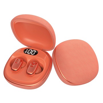 新款入耳式小粉餅藍牙耳機迷你無線耳機創意設計新款音質批發【宜家良品百貨】