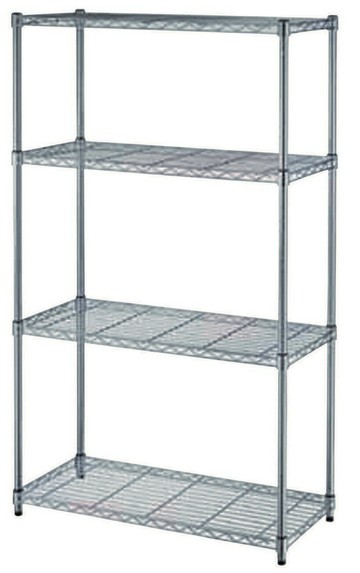 台灣製造 特選重型(單層150Kg)四層鍍鉻架 90x45x180cm