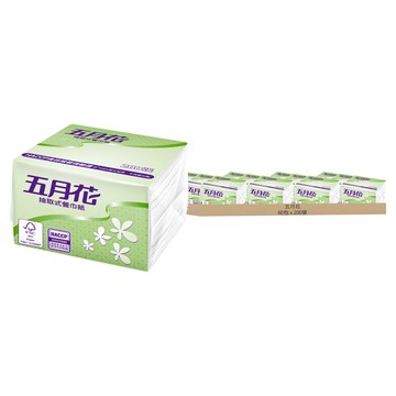 五月花 抽取式餐巾紙  200張  60包