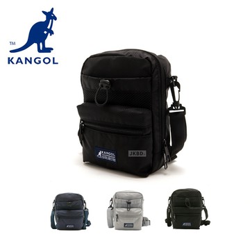 🔜 快速出貨 KANGOL 英國 袋鼠 網布護照側背包 【66551702】 包包 小方包 CROSS BAG