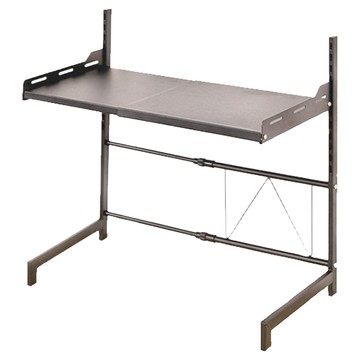 置物架伸縮款  35~52 x 32.5 x 58cm  黑色  2層