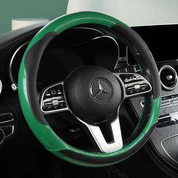 汽車方向盤套女韓國可愛四季通用型潮牌個性夏季防滑圓型汽車把套