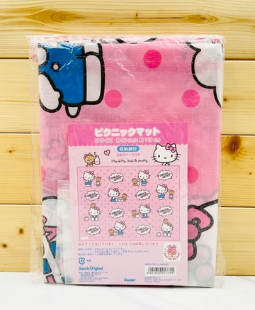 【震撼精品百貨】凱蒂貓_Hello Kitty~日本SANRIO三麗鷗 Kitty 野餐墊89x119cm-粉點*01375