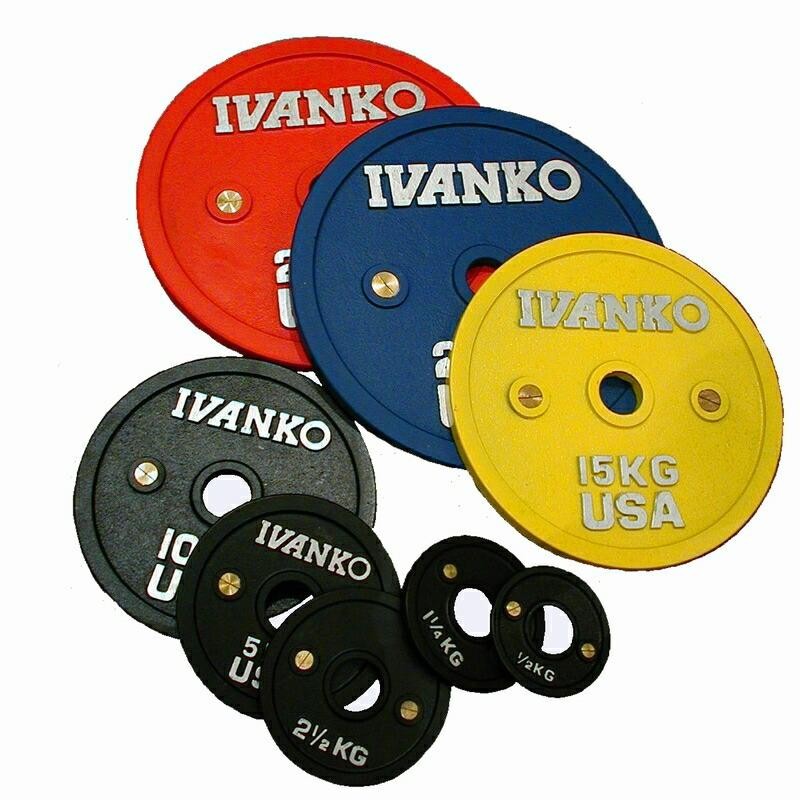 日本総代理店 Φ50mm高品質バーベルプレート IVANKO（イヴァンコ社製