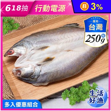 【生活好漁】台灣極品午仔魚一夜干250g