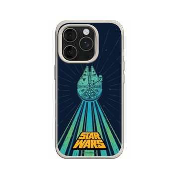 iPhone 16 Pro SolidX 貝殼灰 - 迪士尼-星際大戰 Star Wars - 千年鷹號-發光原力