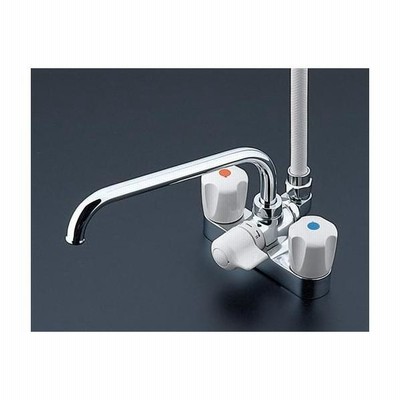 TOTO 浴室用水栓 台付き 2ハンドル混合栓 一時止水なし TMS26C | LINE  