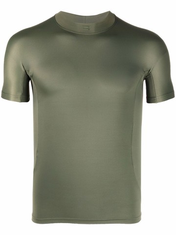 Balenciaga - Sporty B short-sleeve T-shirt - women - Polyamide/Spandex/Elastane - M - Green