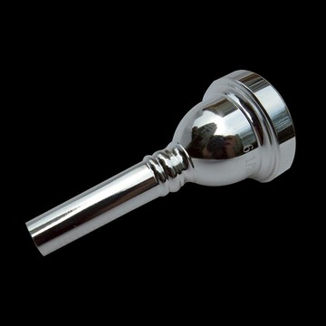 中音長號號嘴  拉管銅質鍍銀 樂器配件 Medium tone number mouth