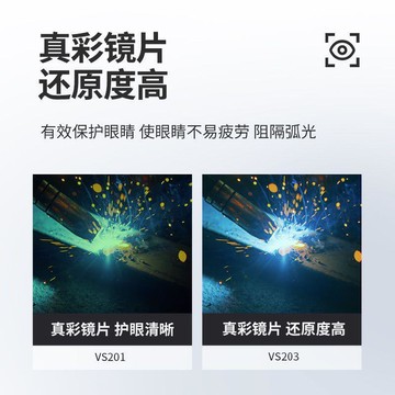 【可開統編】威欣自動變光焊接面罩氬弧焊焊工專用電焊防護罩全臉焊帽VS203