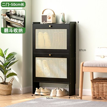 鞋櫃 翻鬥鞋櫃 玄關鞋櫃 超薄鞋櫃家用門口翻斗鞋架子大容量入戶門玄關收納神器省空間簡易『ZW1222』