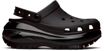 Crocs 黑色 Mega Crush 凉鞋
