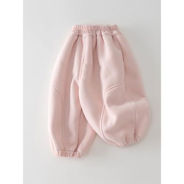 冬季男女童加厚褲子寶寶寒冬保暖長褲大屁屁厚實棉褲寬松休閑衛褲