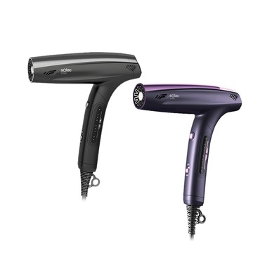 SOLAC 雙效離子智能吹風機 星宇黑/極光紫   SD-1600星宇黑