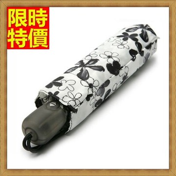 自動雨傘摺疊傘遮陽傘-印花短柄三折晴雨傘女士雨具66aj33【獨家進口】【米蘭精品】